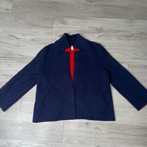 Anthropologie MOTH Sweater Blazer S Chic Avant Garde Elegant Preppy Collegiate